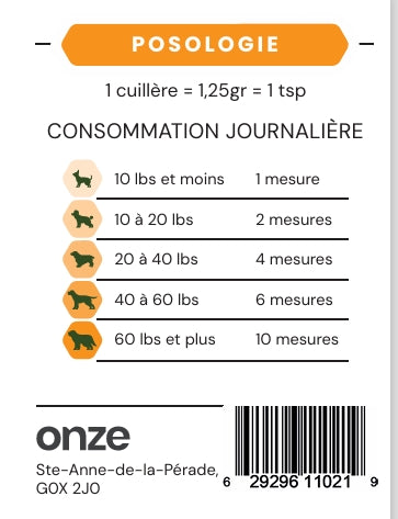 Poudre de citrouille 150G